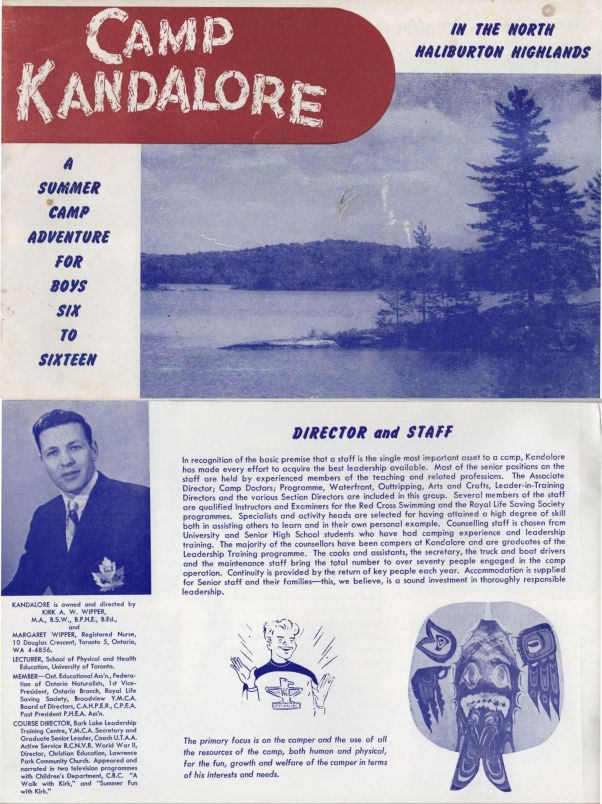 Early Camp Kandalore Brochure